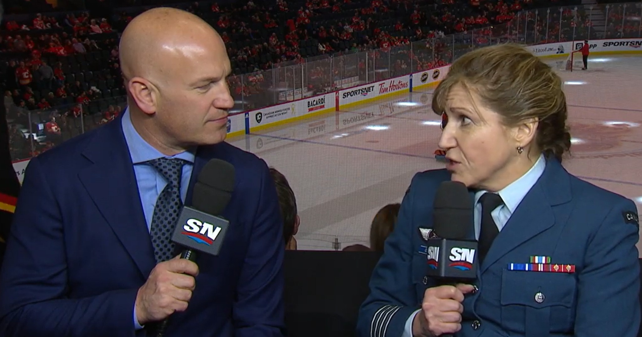 Community speakers at event