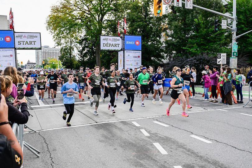 Community race start line